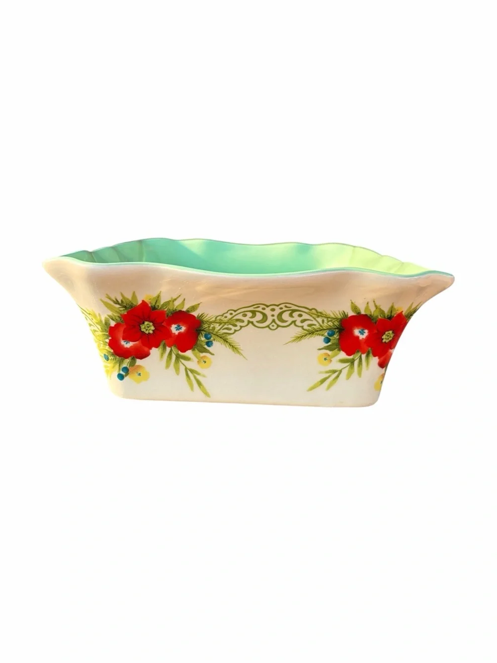 PIONEER WOMAN FLORAL 9X13 STONEWARE BAKING / SERVING DISH